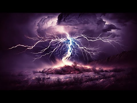 Intense Thunderstorm Sounds for Sleeping | Strong Rainstorm, Powerful Thunder Sounds &amp; Lighning