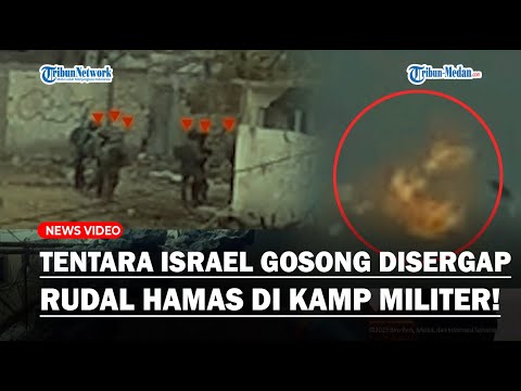 TENTARA ISRAEL KALANG KABUT SAAT HAMAS SERANG Kamp Militernya di Gaza, Zionis Diserang Satu per Satu