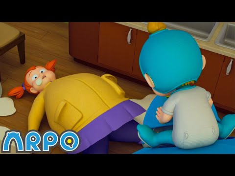 Emma Takes The Cake! | Arpo the Robot | Funny Cartoons for Kids