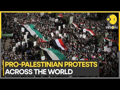 Israel-Palestine war: Pro-Palestinian protests demand ceasefire |WION