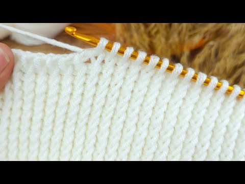 Wow...💯👌 Super Easy Tunisian Crochet Baby blanket for beginners online Tutorial 