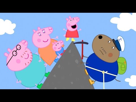 Peppa Pig Official Channel | Peppa Pig Climbs Up to the Top of the Mountain