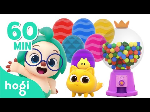 Happy Easter!｜Learn Colors with Surprise Eggs and more!｜Colors for Kids｜Color song｜Pinkfong Hogi