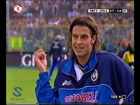 Mazzone impazzisce sotto la curva dell'Atalanta (originale Tele+ Brescia Atalanta 2001)