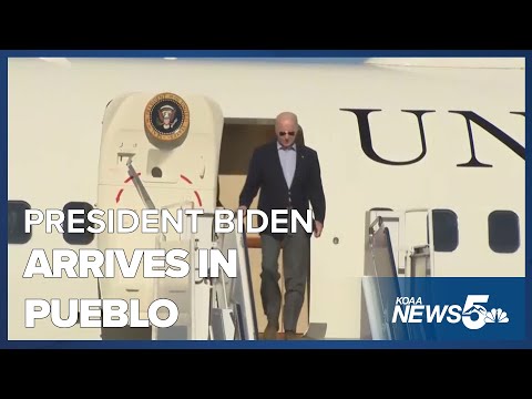 President Joe Biden touches down, Puebloans react to visit