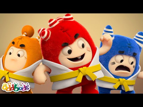 Karate Baby Oddbods 🥋| Baby Oddbods | 4 HOURS! | BEST Oddbods Marathon | Funny Cartoons for Kids