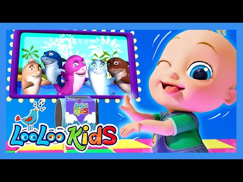 Dance and Sing Baby Shark with Johny and Family😍🦈 Toddler Music and Kids Songs by LooLoo Kids