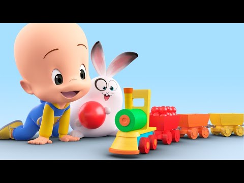 Learn with Cuquin and the Magic colorful train | Educational videos