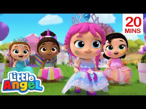 The Way a Princess??? Does it | Little Angel Kids Songs &amp;amp; Nursery Rhymes| Moonbug Kids - Girl Power!