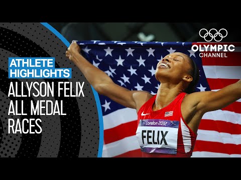 All Allyson Felix ?? Olympic Medal Races | Athlete Highlights