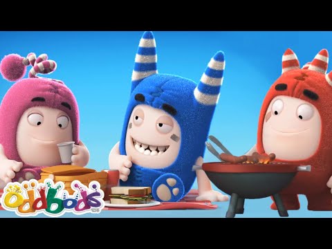 Teknik Barbekyu Rahasia Oddbods | Oddbods | BARU | Kartun Lucu Untuk Anak