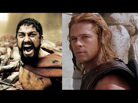 300 Final Battle Scene Best Javelin Throw Together With Achilles and The Movie  10 000 B.C. Meme