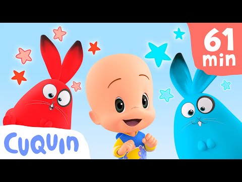 Learn the shapes with Cuqu&iacute;n and Ghost's color cube | Educational videos for kids