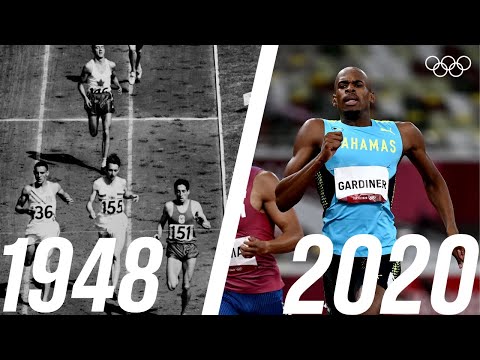 Olympic running icons! 🏃🏽&zwj;♂️ Arthur Wint vs Steven Gardiner | Then &amp; now | Men 400m