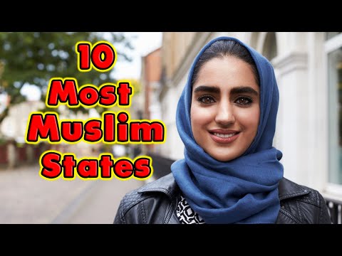 10 Most Muslim States in the USA.