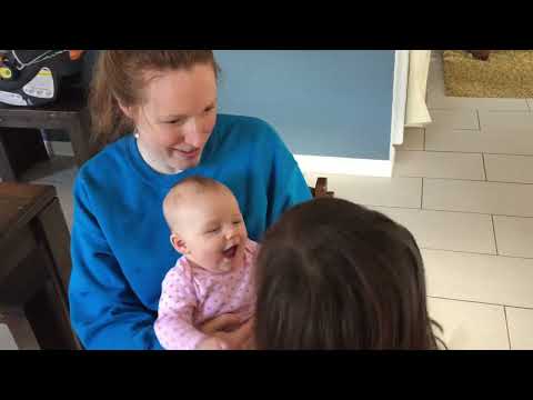 Laughing baby Lilah - 4/6/2019