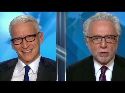 Wolf to Anderson Cooper: Quit giggling