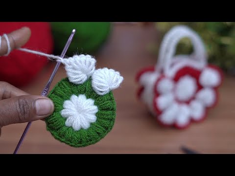 Wow! Super👌 easy crochet knitting mini purse 👛/&Ccedil;ok kolay tığ işi &ouml;rg&uuml; mini &ccedil;anta/mini handbag