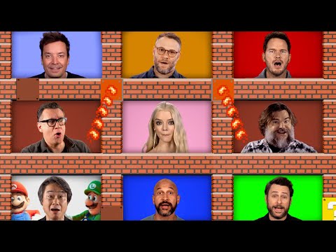 Jimmy Fallon, The Roots &amp; The Super Mario Bros. Movie Cast Sing the Super Mario Bros. Theme Song