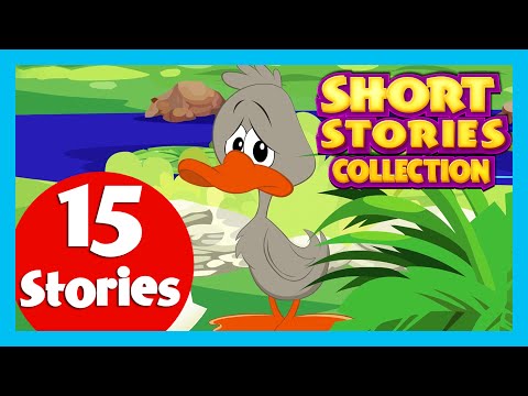 SHORT STORY for CHILDREN (15 Moral Stories) | Hare and Tortoise Story &amp;amp; more