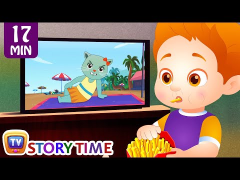 ChaCha Watches Too Much TV + More Good Habits Bedtime Stories &amp; Moral Stories for Kids &ndash; ChuChu TV