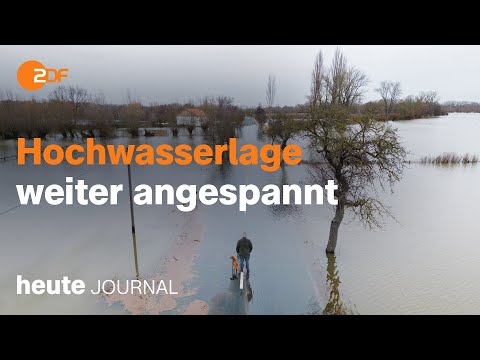 heute journal vom 27.12.23 Hochwasser, Trauer um Wolfgang Sch&auml;uble, Hamas Finanzierung (english)