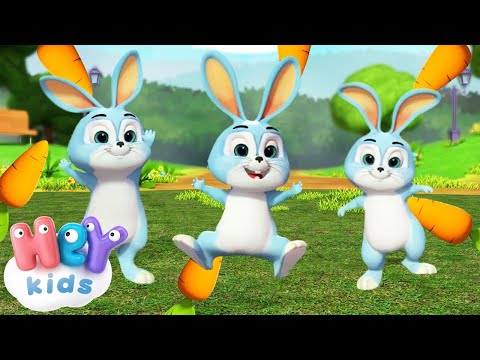 Iepurașii Somnoroși 🐰 C&acirc;ntece pentru copii | HeyKids