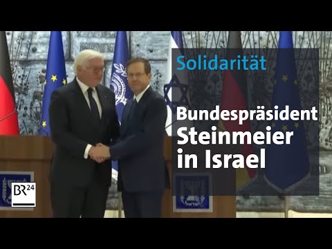 Solidarit&amp;auml;t: Bundespr&amp;auml;sident Steinmeier in Israel | BR24