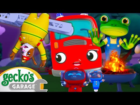 Firefighting with Dandy The Dog! | Gecko's Garage | Trucks For Children | Cartoons For Kids