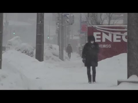 北海道 日本海側や太平洋側西部で猛ふぶきによる交通障害・暴風に警戒 警報級の大雪となるおそれも (23/12/16 