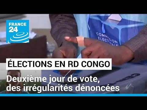 Deuxi&egrave;me jour de vote en RD Congo : &quot;Des irr&eacute;gularit&eacute;s d&eacute;nonc&eacute;es par les opposants et observateurs&quot;