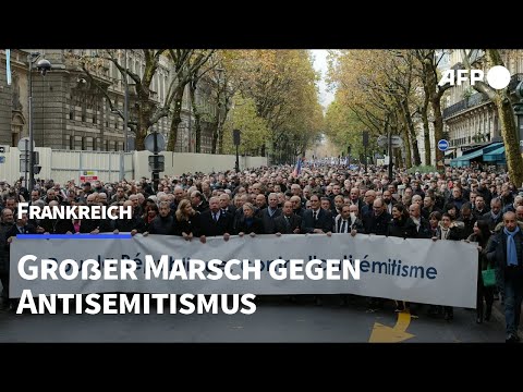 Zehntausende demonstrieren in Frankreich gegen Antisemitismus | AFP