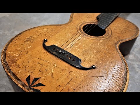 WATCH how furniture restorer restores a guitar!