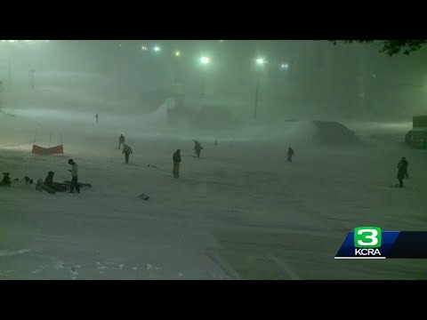 First snow of 2024 impacting Northern California roadways, ski resorts