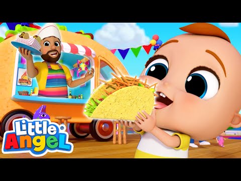 Wheels on the Taco Truck | Baby John's Food Song | Kids Cartoons and Nursery Rhymes