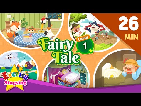 Level1 Stories - Fairy tale Compilation | 26 minutes English Stories (Reading Books)