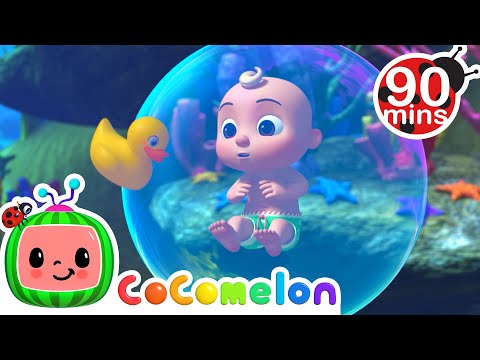 Learn to Swim with JJ from CoComelon 90 MIN COMPILATION | Swimming Song | CoComelon Nursery Rhymes