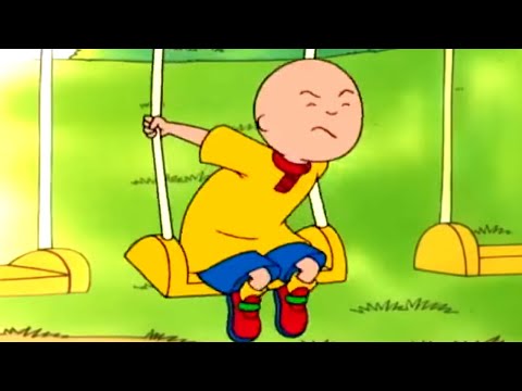 Caillou Stuck in Swing | Caillou Cartoon