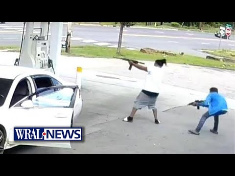 Caught on Camera: Gas station shootout in Henderson, North Carolina goes viral