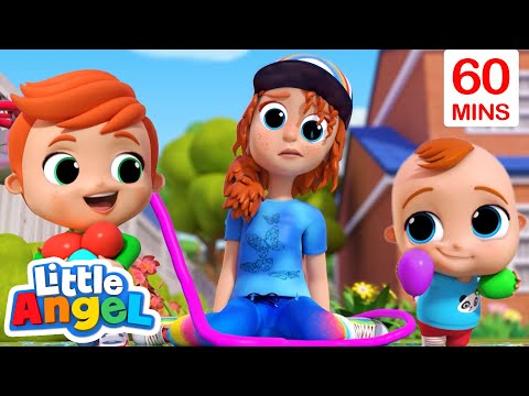 Baby John&rsquo;s Babysitter! | Little Angel Sing Along | Learn ABC 123 | Fun Cartoons | Moonbug Kids