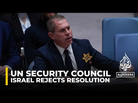 Israel rejects UN Security Council Gaza resolution