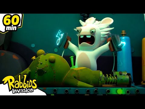 Spooky Rabbids | RABBIDS INVASION | 1H New compilation | Cartoon for Kids