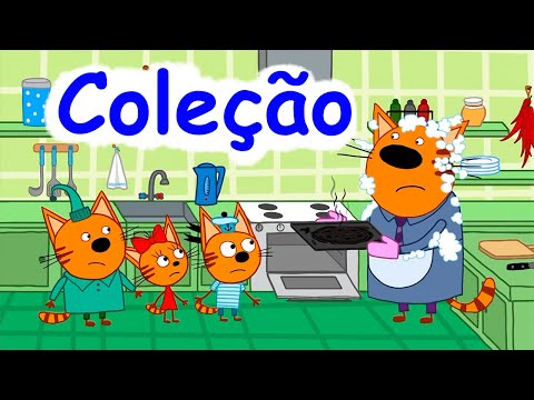 Kid-E-Cats em Portugues | Cole&ccedil;&atilde;o dos epis&oacute;dios | Desenhos para crian&ccedil;as