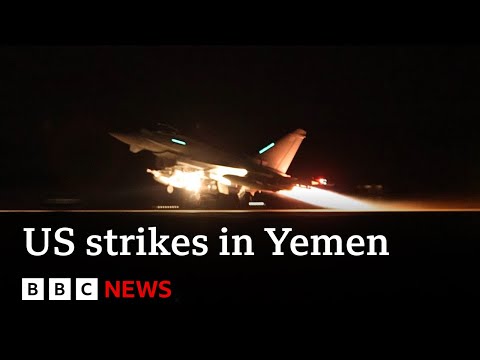 US launches new missile strike on Houthi target in Yemen | BBC News