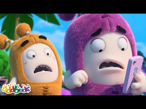 Pogo's Galactic Glitch: Oddsville's Phone Signal Sparkler! | Oddbods Cartoons | Funny Cartoons