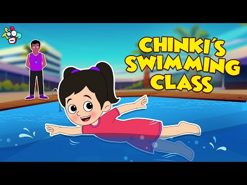 Chinki's Swimming Class | Animated Stories | English Cartoon | Moral Stories | PunToon Kids