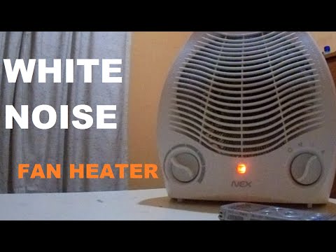 WHITE NOISE  FAN HEATER Sleep, Meditation, RELAXING