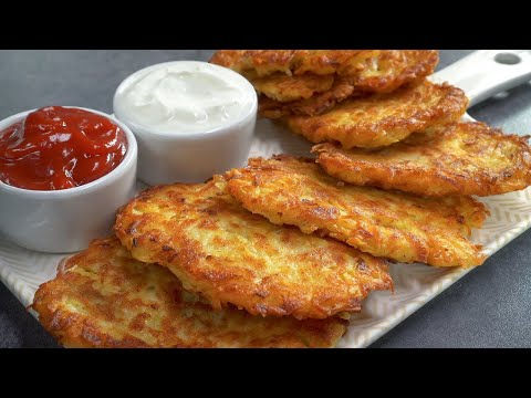 HOMEMADE HASH BROWNS &ndash; Extra Crunchy &amp; Easy. Making hash browns. Recipe by Always Yummy!