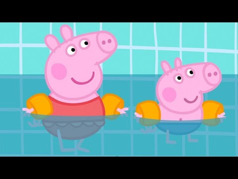 Peppa Pig Full Episodes | Swimming with Peppa and George Family Kids Cartoon