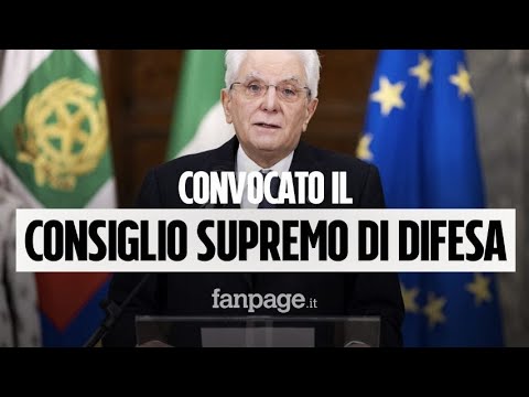 Guerra Russia - Ucraina, Mattarella convoca il Consiglio Supremo di difesa